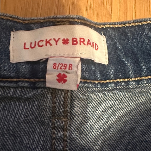 Lucky Brand  Blue Denim Jeans Straight Sz 8/29r - Picture 3 of 8